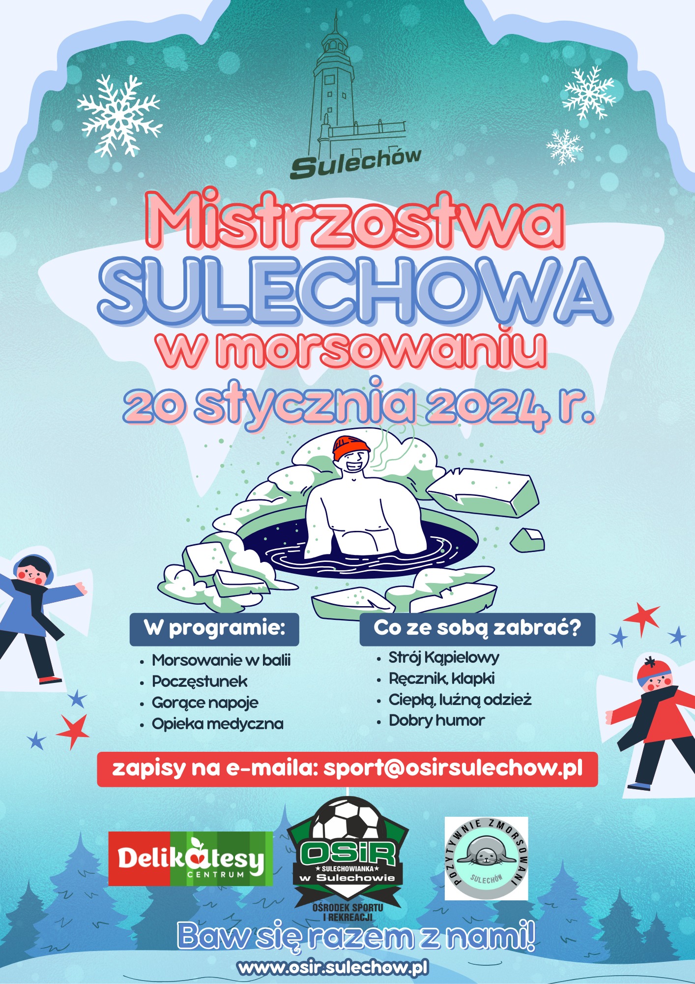 Mistrzostwa Sulechowa w morsowaniu Radio Zachód - Lubuskie