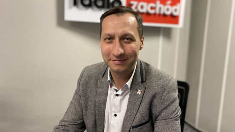Mateusz Feder, burmistrz Strzelec Krajeńskich Radio Zachód - Lubuskie