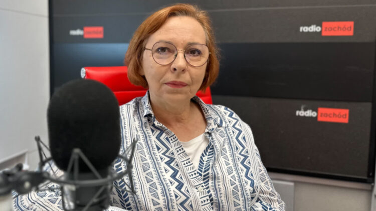 Bożena Pierzgalska, szefowa nauczycielskiej Solidarności i rzecznik prasowa zarządu regionu NSZZ Solidarność w Zielonej Górze Radio Zachód - Lubuskie