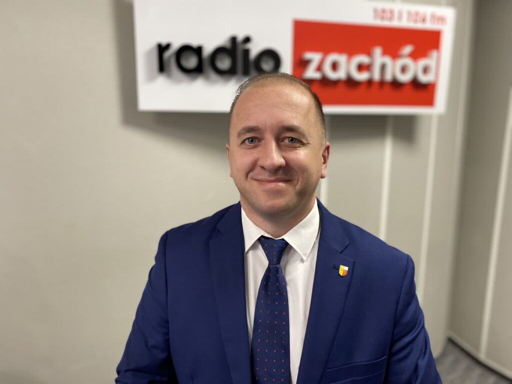 Dariusz Jaworski, burmistrz Witnicy Radio Zachód - Lubuskie