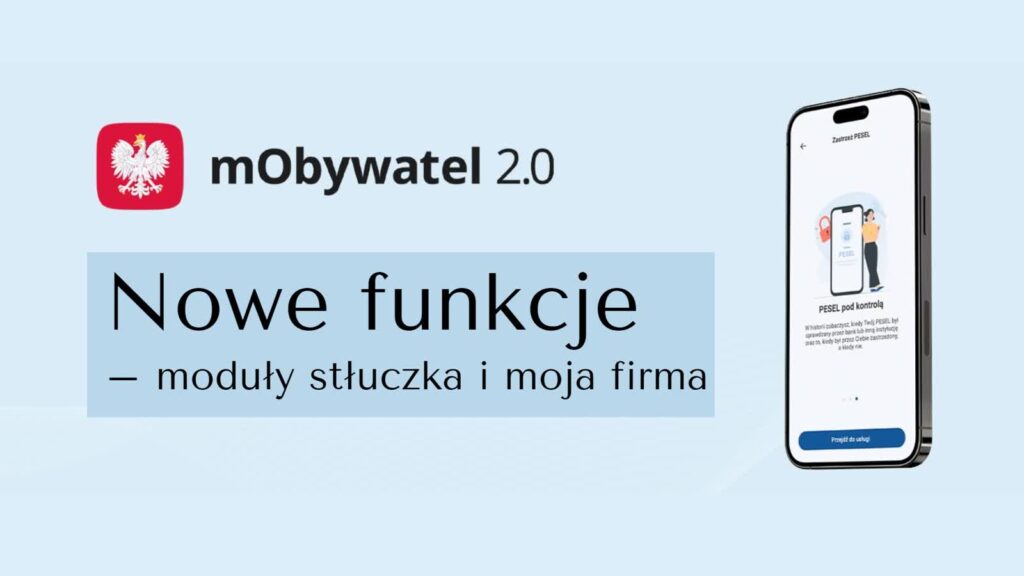 Kolejne usługi w aplikacji mObywatel - moduły stłuczka i moja firma Radio Zachód - Lubuskie