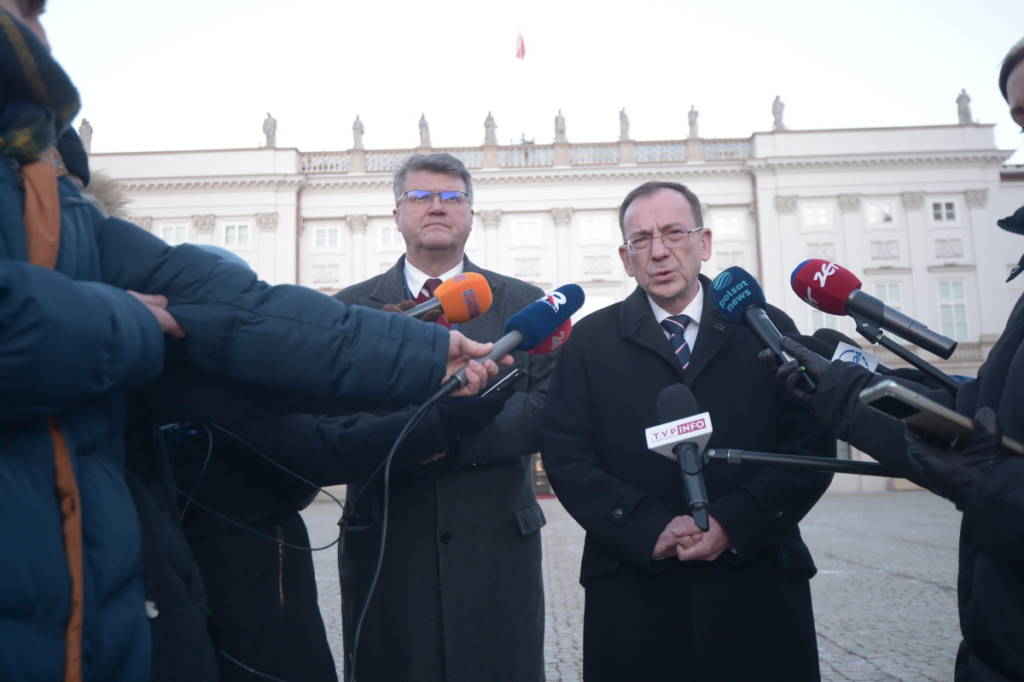 Mariusz Kamiński i Maciej Wąsik zatrzymani przez policję w pałacu prezydenckim Radio Zachód - Lubuskie