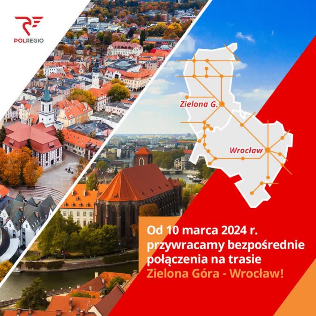 Do Wrocławia znów pociągiem regionalnym Radio Zachód - Lubuskie
