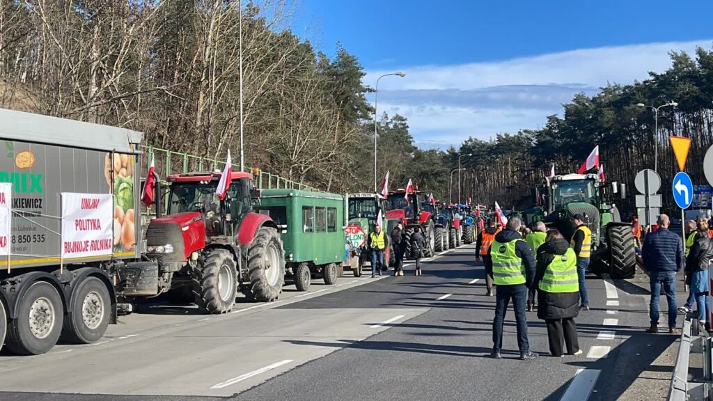 Protest na A2 potrwa dobę Radio Zachód - Lubuskie