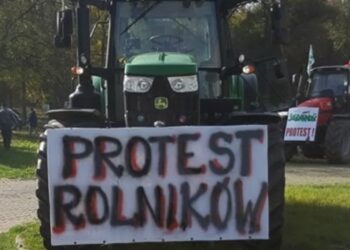 Protest rolników w Lubuskiem - aktualizacja Radio Zachód - Lubuskie