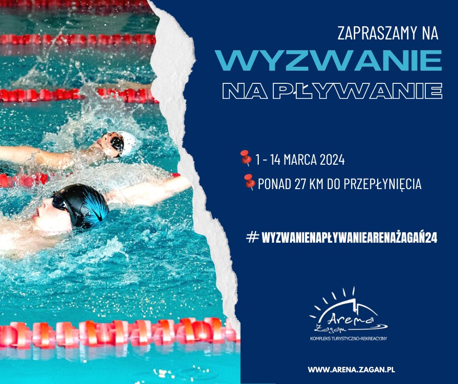 Wyzwanie na pływanie. Sportowa akcja w Żaganiu Radio Zachód - Lubuskie