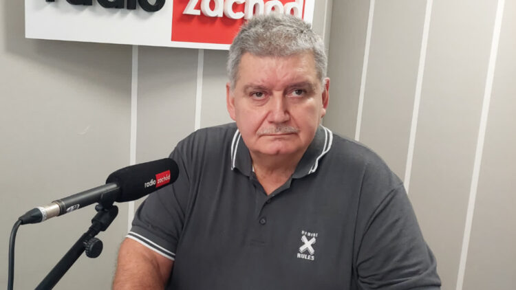 emerytowany kpt. Andrzej Rewieński, zastępca dowódcy Radio Zachód - Lubuskie