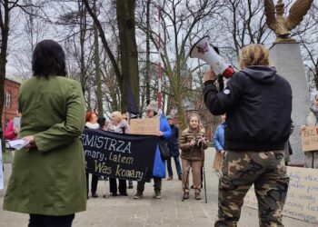 Protest przeciwko strącaniu ptasich gniazd Radio Zachód - Lubuskie