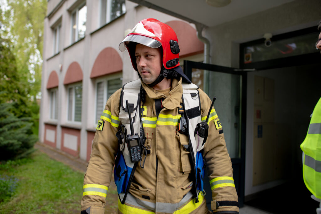 Pali się! Próbna ewakuacja i ćwiczenia przeciwpożarowe w Radiu Zachód [GALERIA ZDJĘĆ] Radio Zachód - Lubuskie