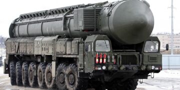 Zdjęcie ilustracyjne. RS-12M1 Topol-M - rosyjski międzykontynentalny pocisk balistyczny (ICBM) klasy ziemia-ziemia. Fot. Wikipedia