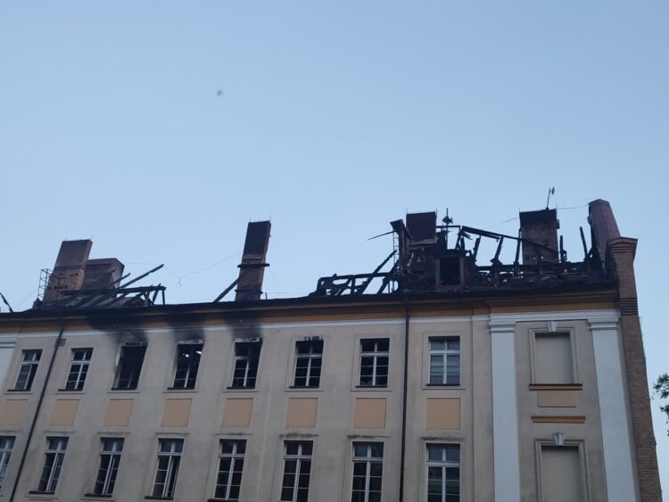 Rektor AJP: odbudowa po pożarze nie wpłynie na plany rozwoju uczelni Radio Zachód - Lubuskie