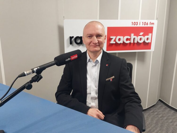 Adam Kołwzan, kandydat na burmistrza Drezdenka Radio Zachód - Lubuskie