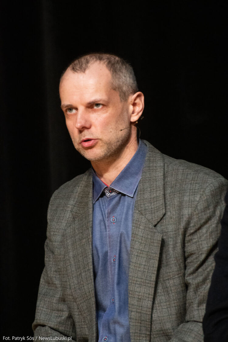 Fot. Patryk Sós/NewsLubuski.pl, Zielona Gora, 03.04.2024. Debata kandydatow na prezydenta Zielonej Gory.