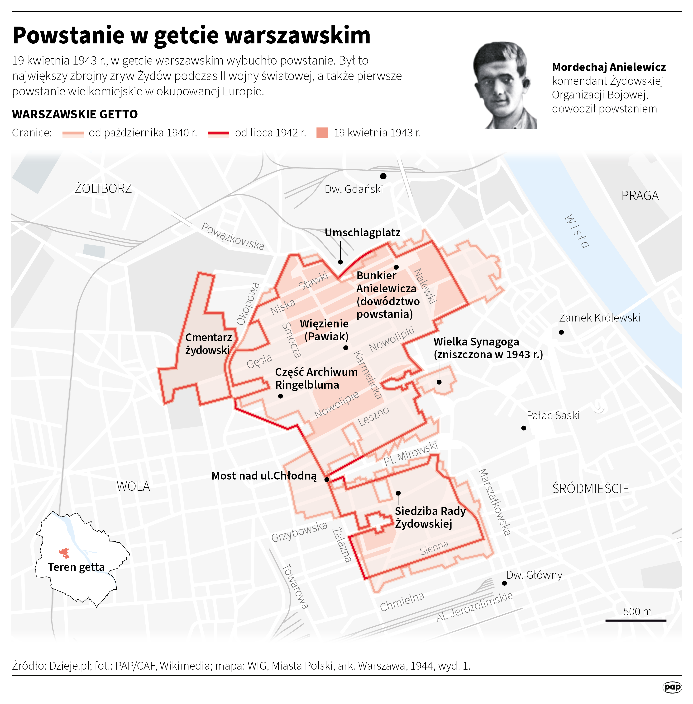„Każdy próg ghetta będzie twierdzą” – 81 lat temu wybuchło powstanie w getcie warszawskim Radio Zachód - Lubuskie