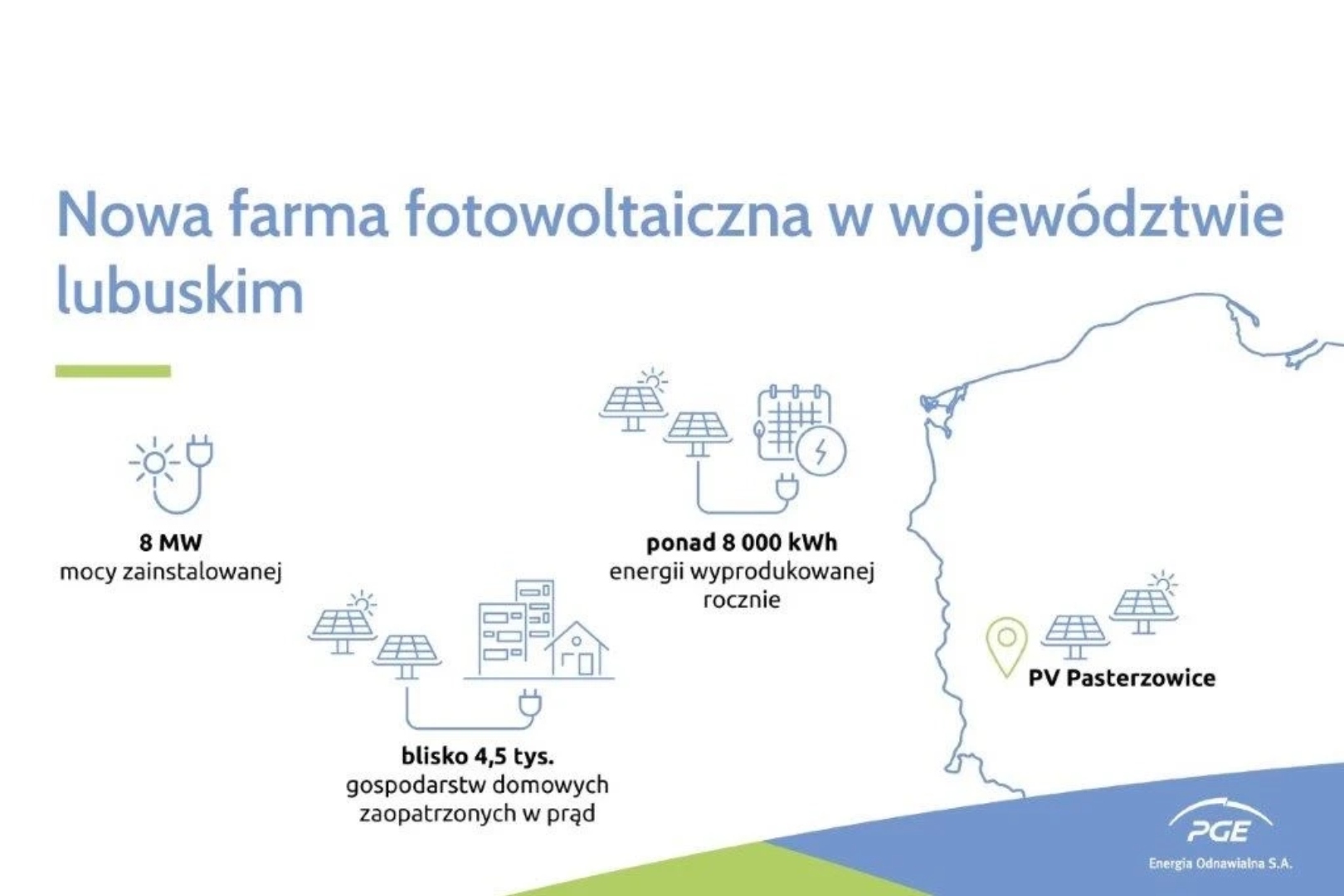 16 ha farma fotowoltaiczna w Pasterzowicach zasili w energię prawie 4.5 tys. gospodarstw domowych Radio Zachód - Lubuskie