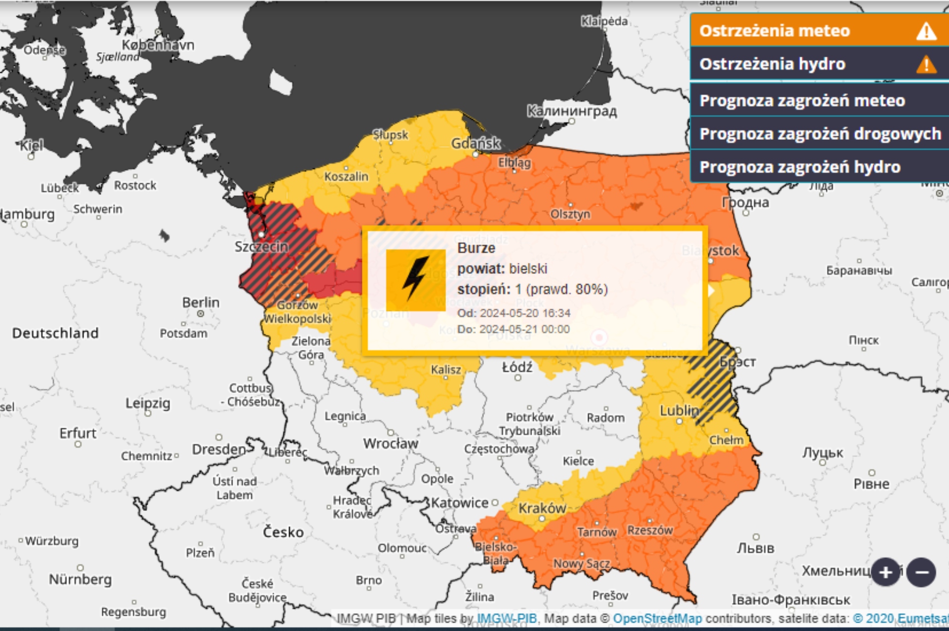 Niebezpieczna pogoda w Polsce. IMGW i RCB wydały ostrzeżenia przed burzami [AKTUALIZACJA] Radio Zachód - Lubuskie
