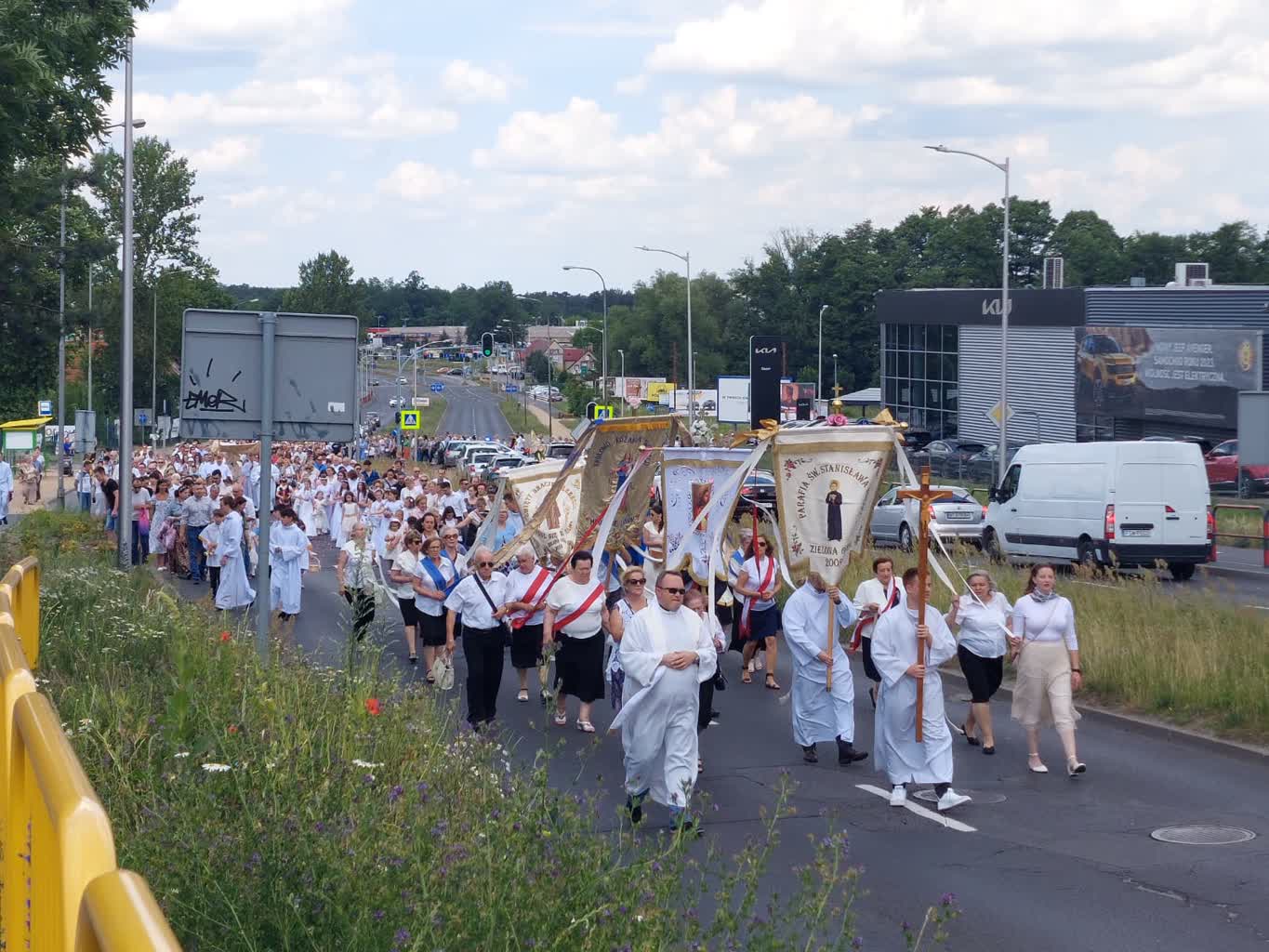 Zielonogórskie uroczystości Bożego Ciała Radio Zachód - Lubuskie