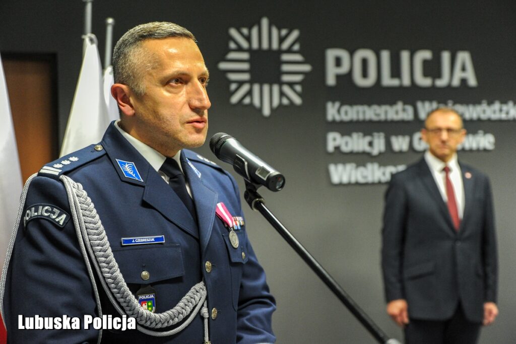 Insp. Jerzy Czebreszuk Komendantem Wojewódzkim Policji w Gorzowie Wlkp. Radio Zachód - Lubuskie