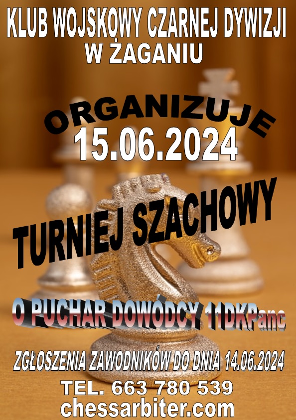 Turniej szachowy o puchar dowódcy Czarnej Dywizji Radio Zachód - Lubuskie