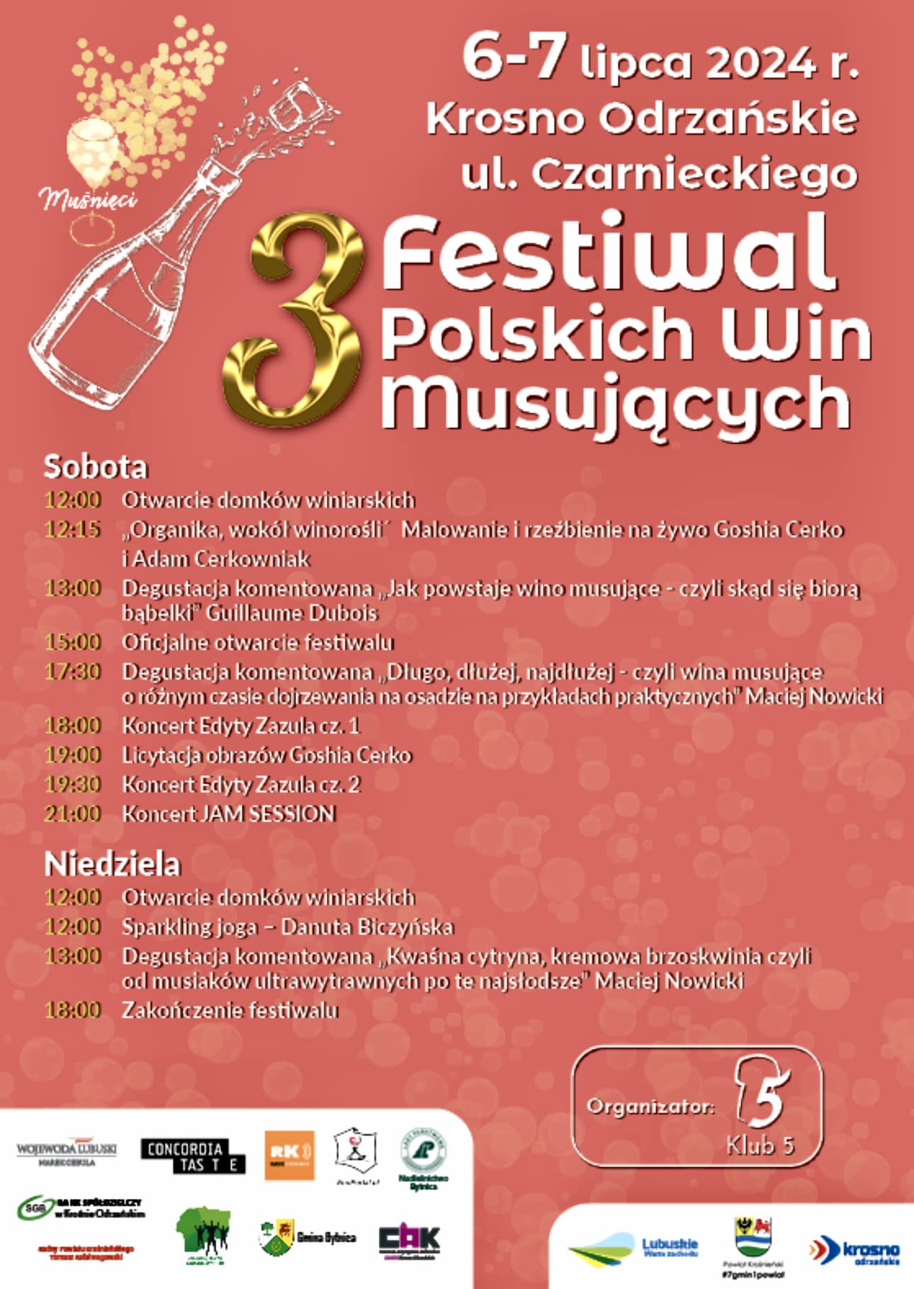 Festiwal Wina Musującego w Krośnie Radio Zachód - Lubuskie