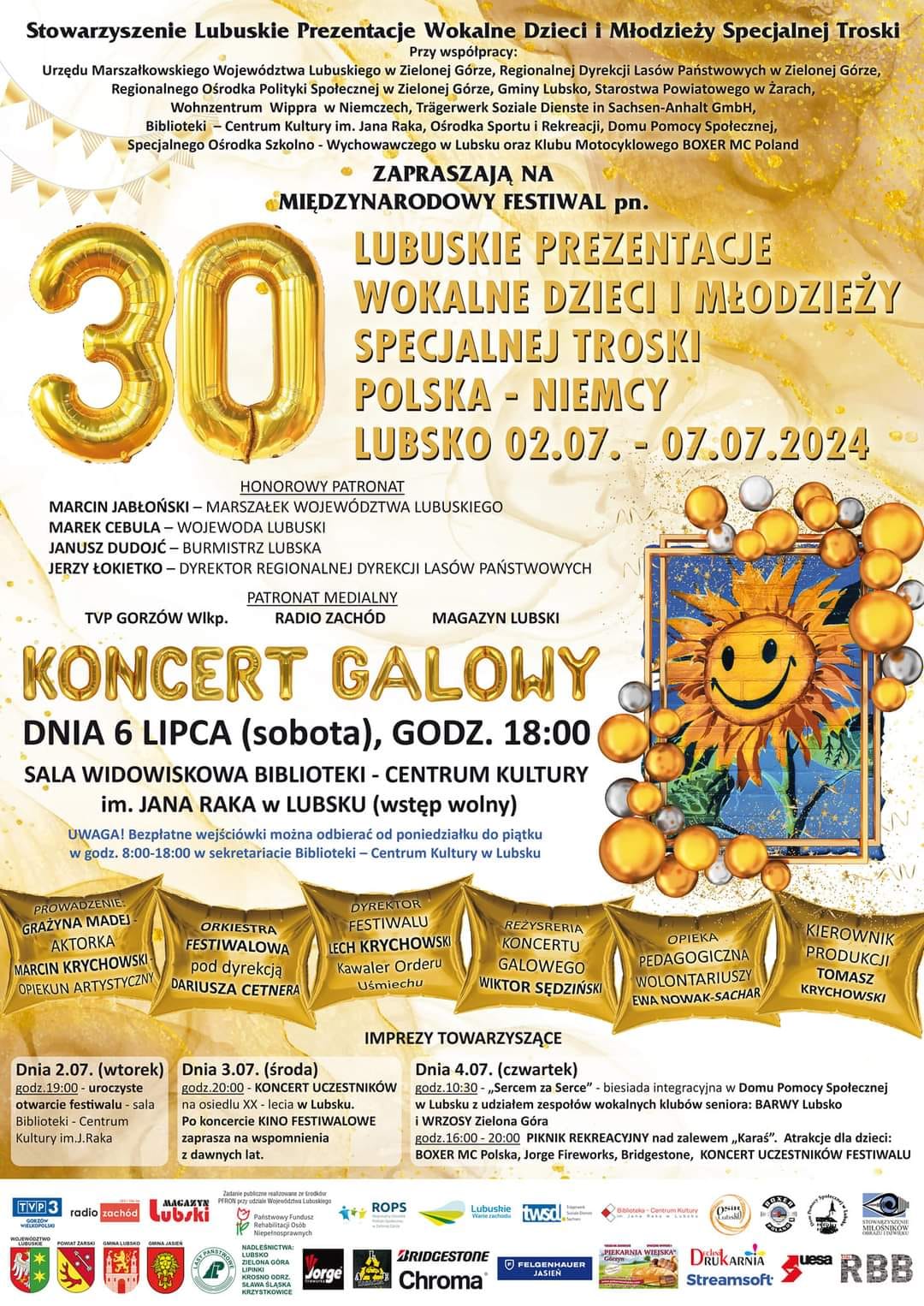 Festiwal w Lubsku obchodzi jubileusz 30-lecia! Radio Zachód - Lubuskie