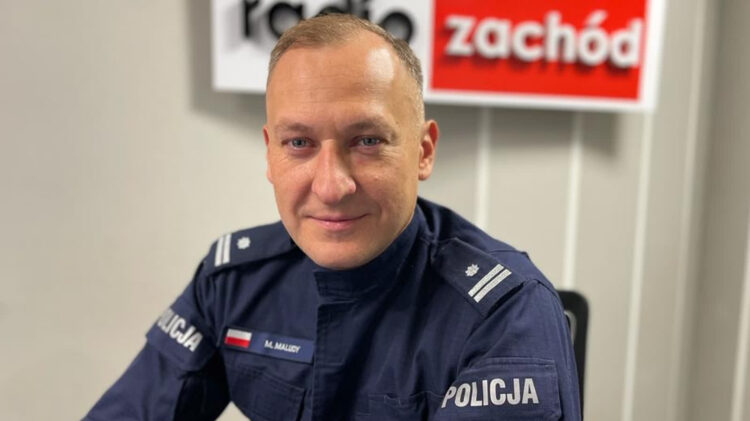 Marcin Maludy, rzecznik lubuskiej policji Radio Zachód - Lubuskie