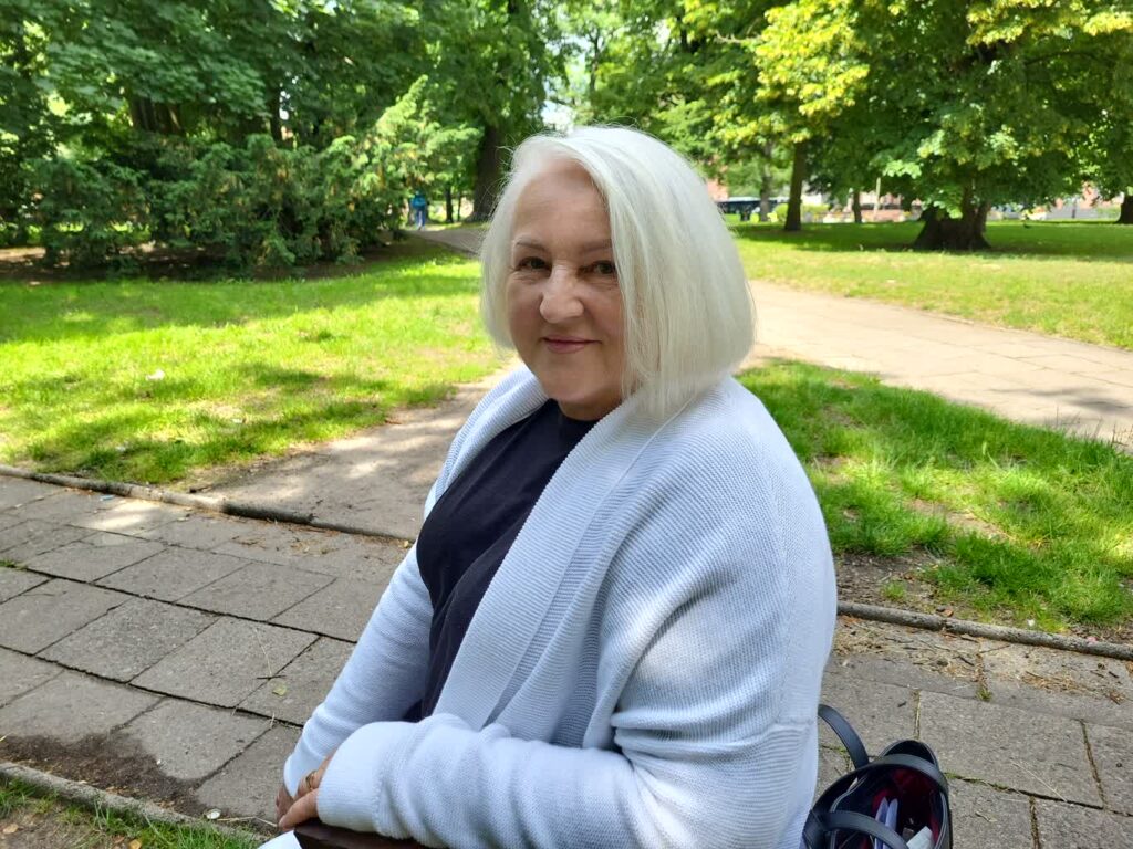 Pisząca ikony Ewa Szlempo z Gorzowa fot. Ryszard Waldun