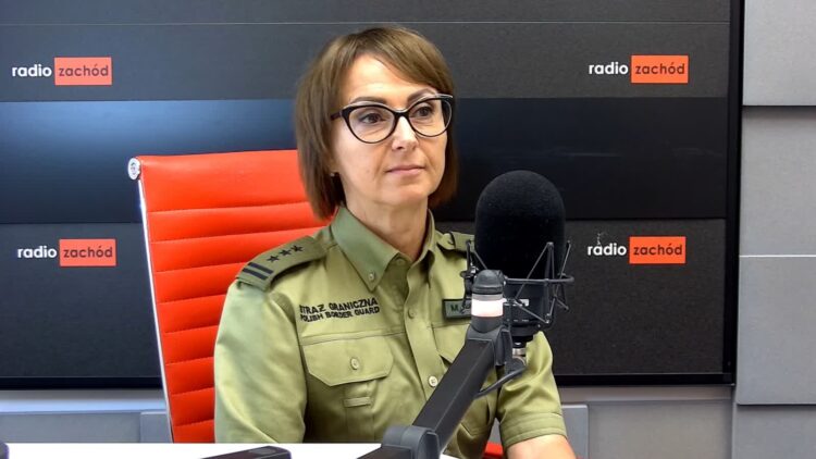 Płk SG Monika Musielak, komendant NOSG w Krośnie Odrzańskim Radio Zachód - Lubuskie