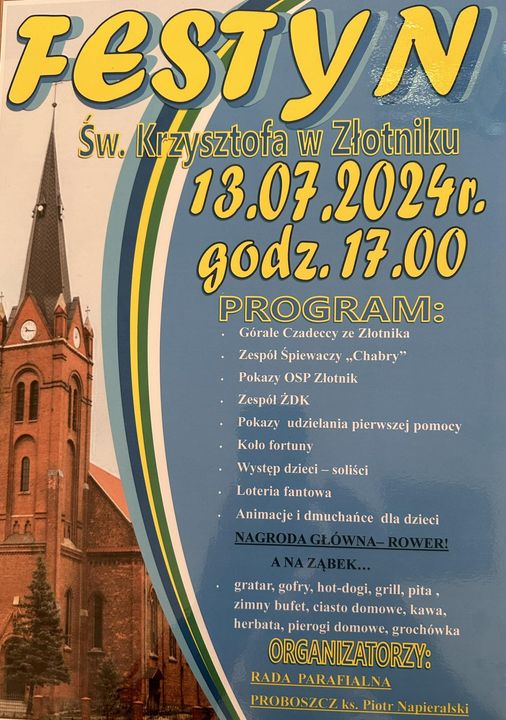 Złotnik zaprasza na festyn świętego Krzysztofa Radio Zachód - Lubuskie
