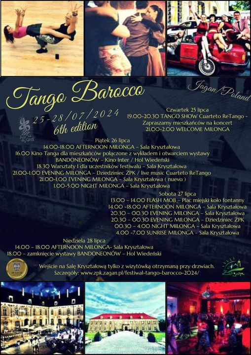 Już za chwilę coroczne Tango Barocco w Żaganiu Radio Zachód - Lubuskie