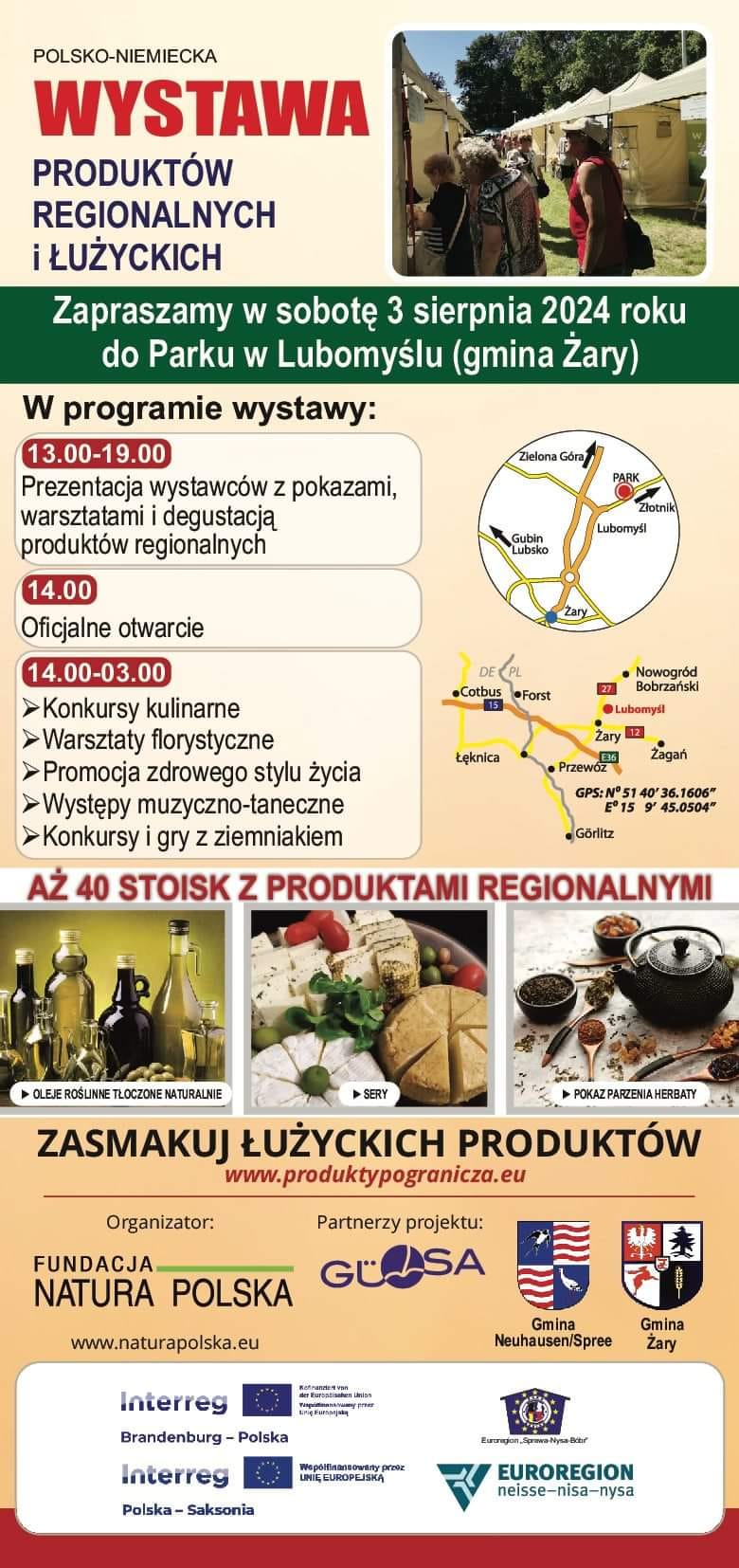 Wystawa produktów regionalnych i łużyckich w Lubomyślu Radio Zachód - Lubuskie