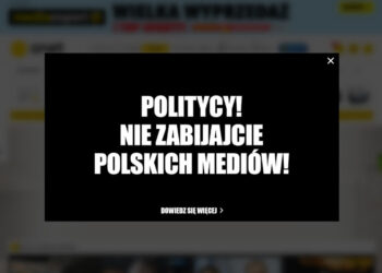 Fot. Za: PAP/Apel mediów do polityków. Źródło: onet.pl