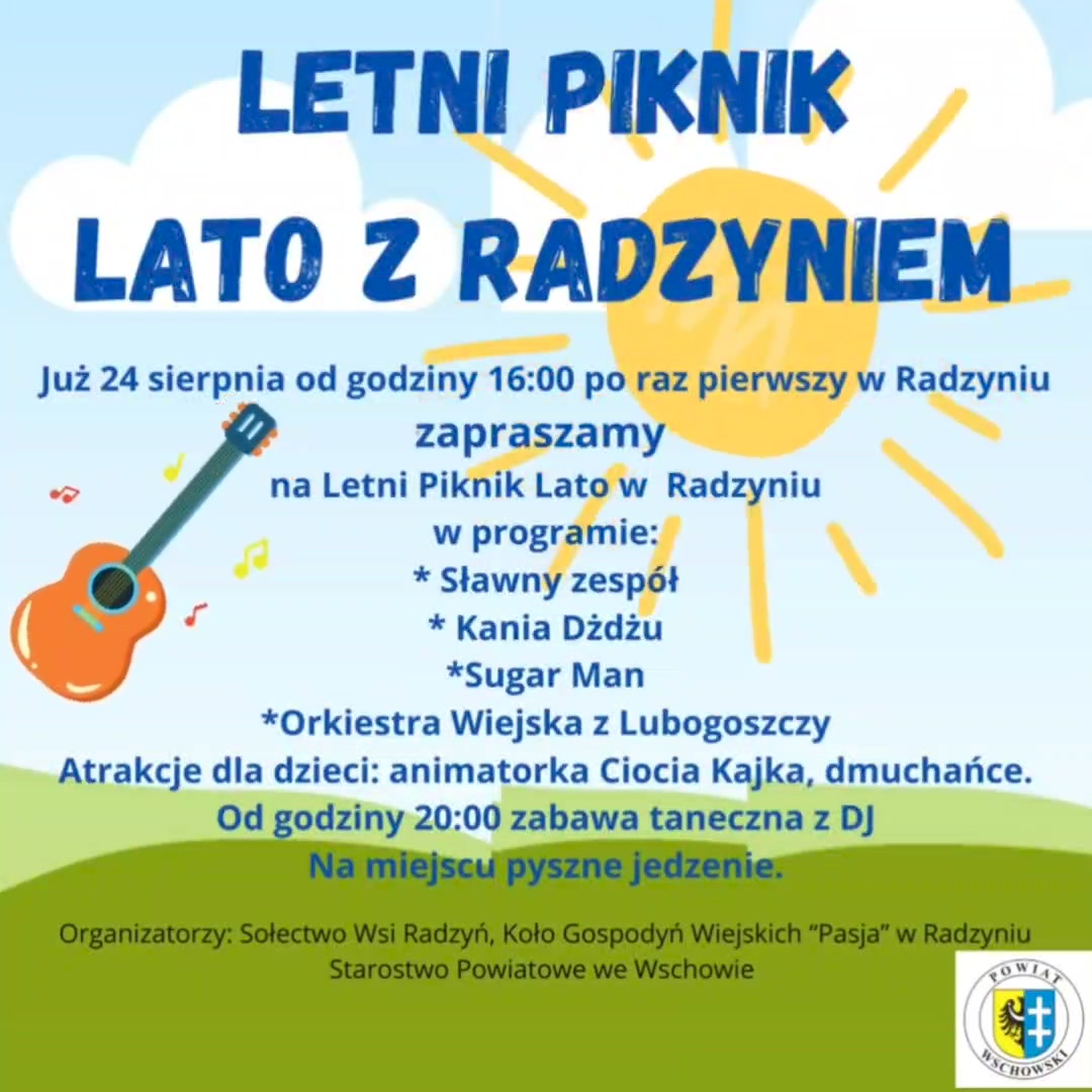 Piknik rodzinny nad Jeziorem Sławskim Radio Zachód - Lubuskie