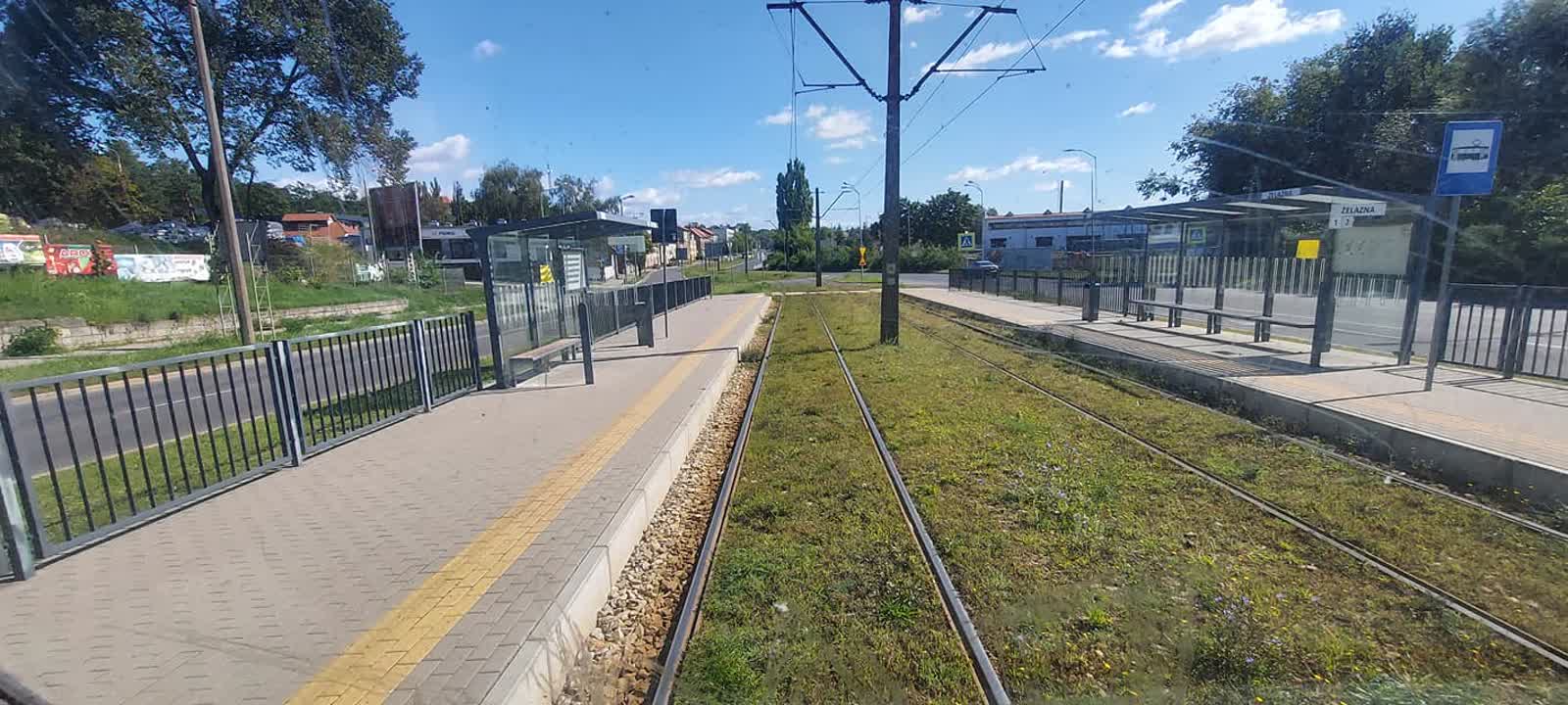 Zielone torowiska w Gorzowie Radio Zachód - Lubuskie