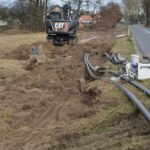 Budowa kanalizacji w miejscowości Poźrzadło i Czyste. Fot. Gmina Łagów/FB