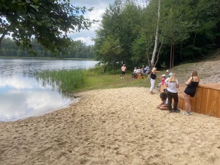 Nowa plaża koło Torzymia Radio Zachód - Lubuskie