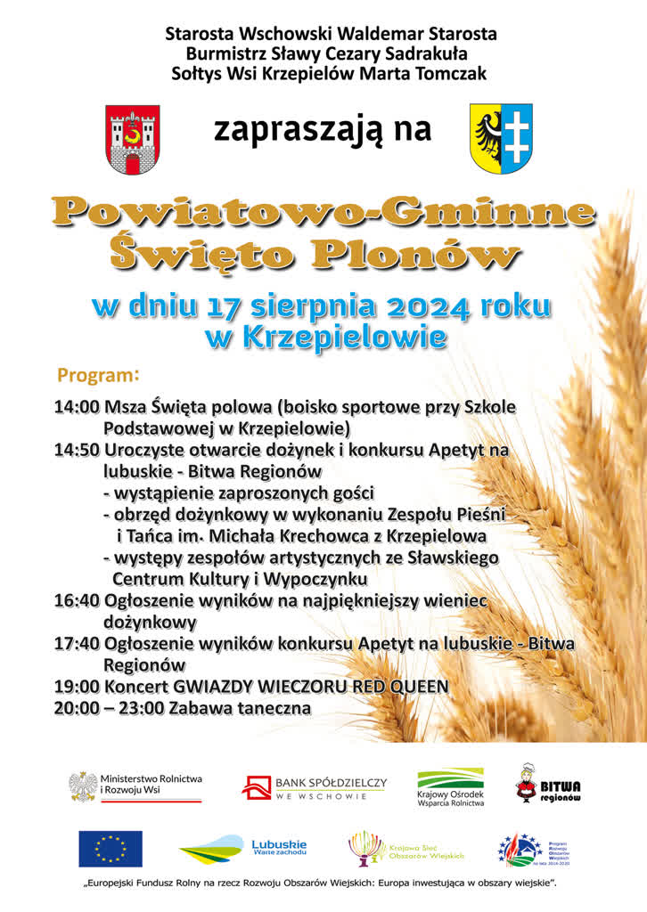 Dożynki powiatowo - gminne w Krzepielowie Radio Zachód - Lubuskie