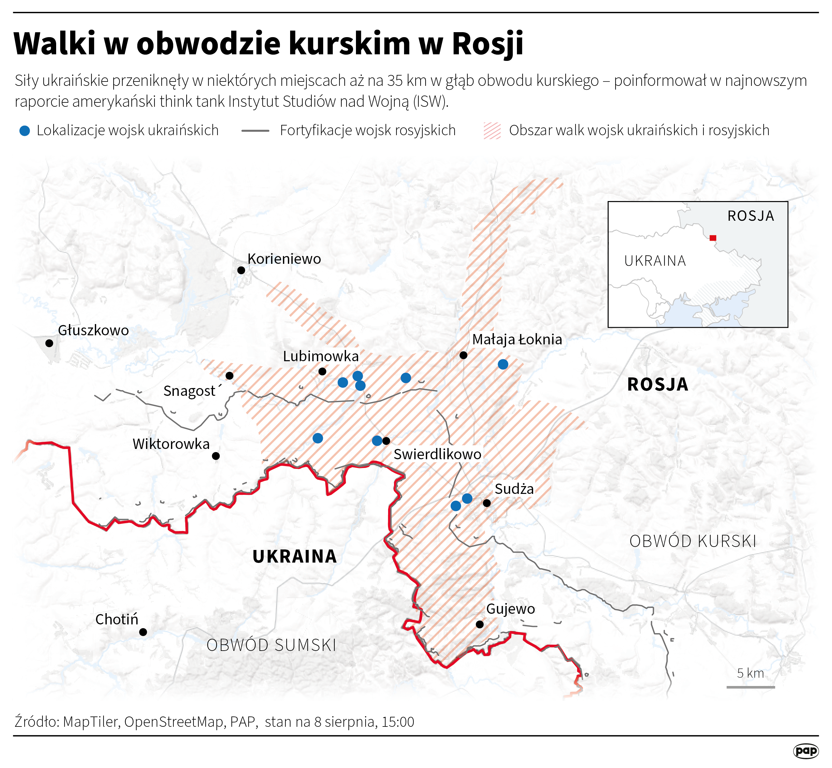 Siły ukraińskie przeniknęły na 35 km w głąb Rosji. Stan nadzwyczajny w obwodzie kurskim Radio Zachód - Lubuskie