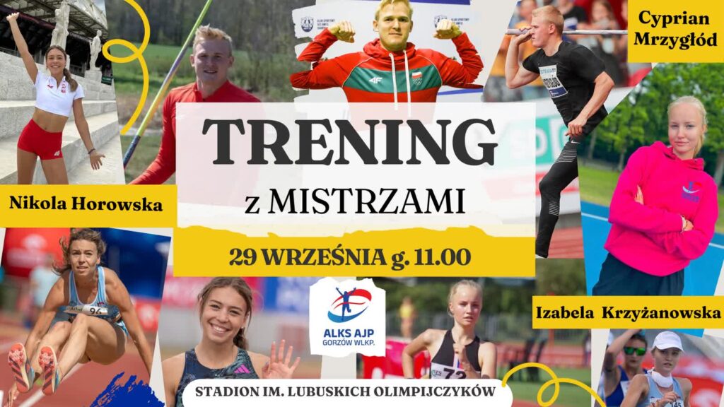 Poczuj się jak lekkoatleta - ALKS AJP zaprasza na "Trening z Mistrzami" Radio Zachód - Lubuskie