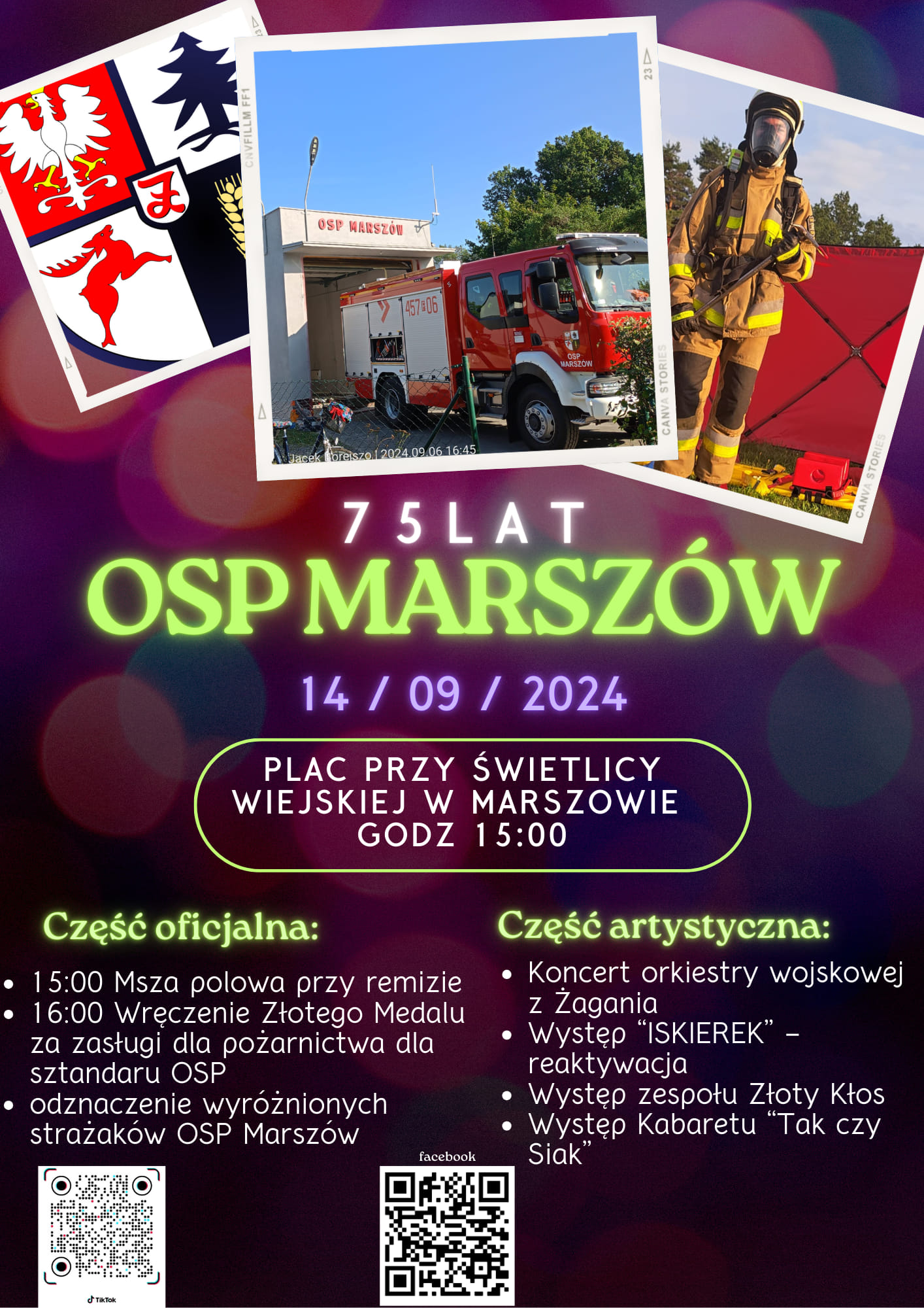 OSP w Marszowie zaprasza na dzisiejszy festyn rocznicowy Radio Zachód - Lubuskie