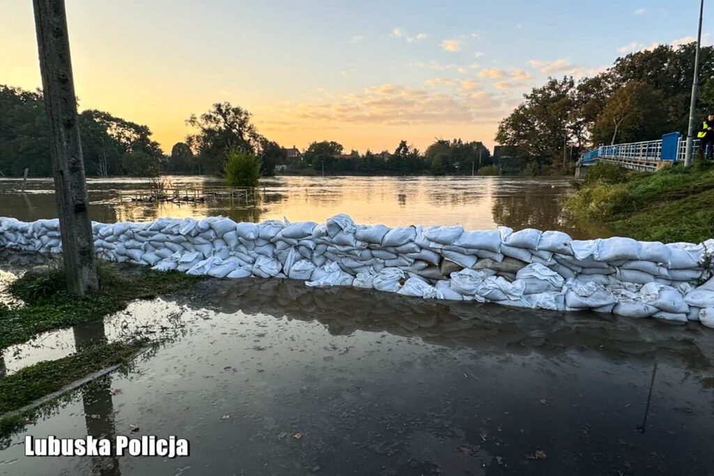 Rzeka Bóbr. Fot. Lubuska Policja