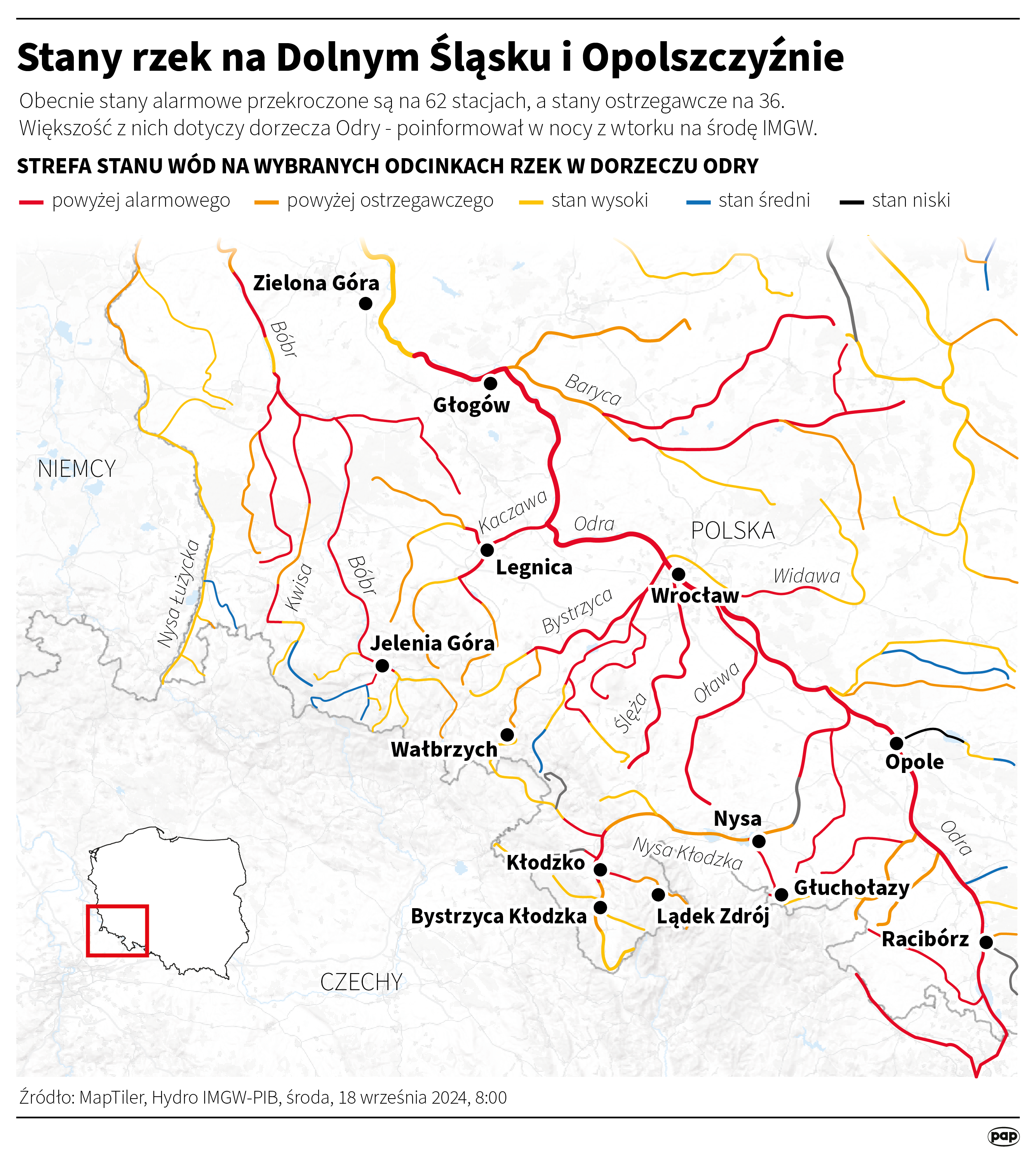 Fala kulminacyjna przechodzi przez Nowogród Bobrzański (AKTUALIZOWANY) Radio Zachód - Lubuskie