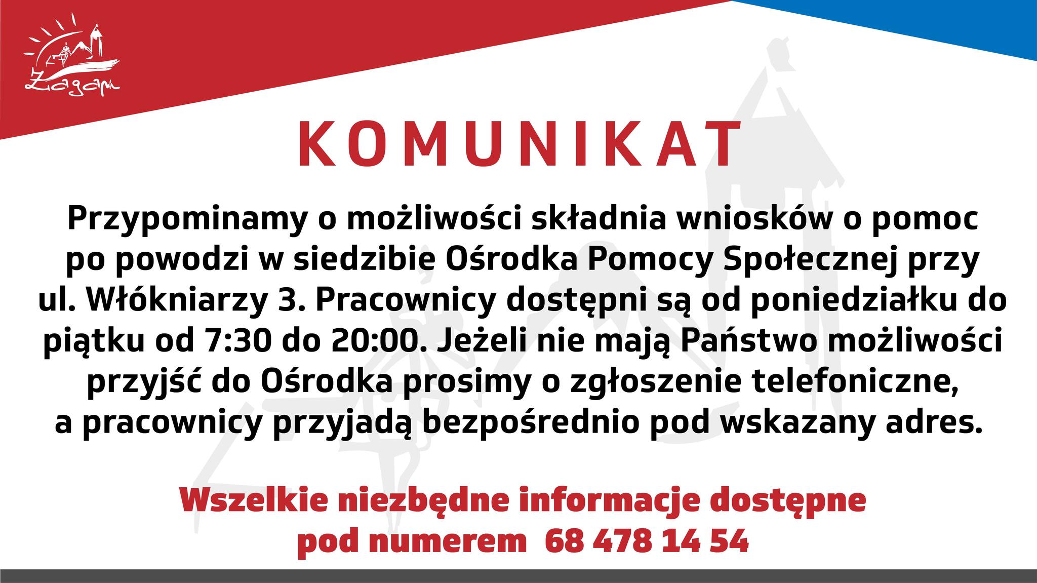 Trwa składanie wniosków żaganian i przedsiębiorców po powodzi Radio Zachód - Lubuskie