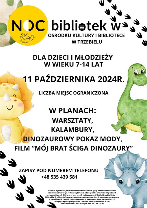 Trzebiel zaprasza na noc w bibliotece Radio Zachód - Lubuskie