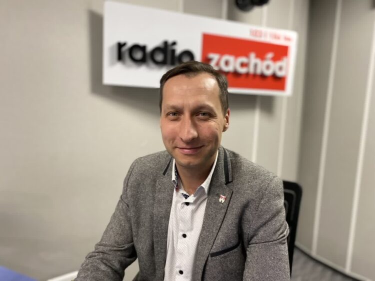 Mateusz Feder, burmistrz Strzelec Krajeńskich Radio Zachód - Lubuskie