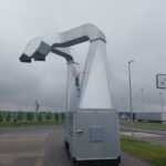 Dmuchawa do odśnieżania na MOP Woźniki Zachód w ciągu A1 w woj. śląskim. Fot. www.gov.pl/