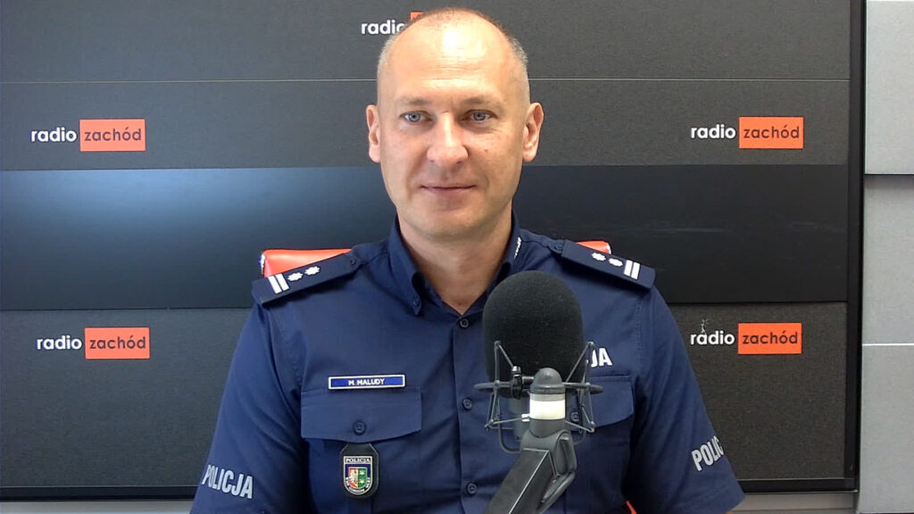 Marcin Maludy, rzecznik lubuskiej policji Radio Zachód - Lubuskie