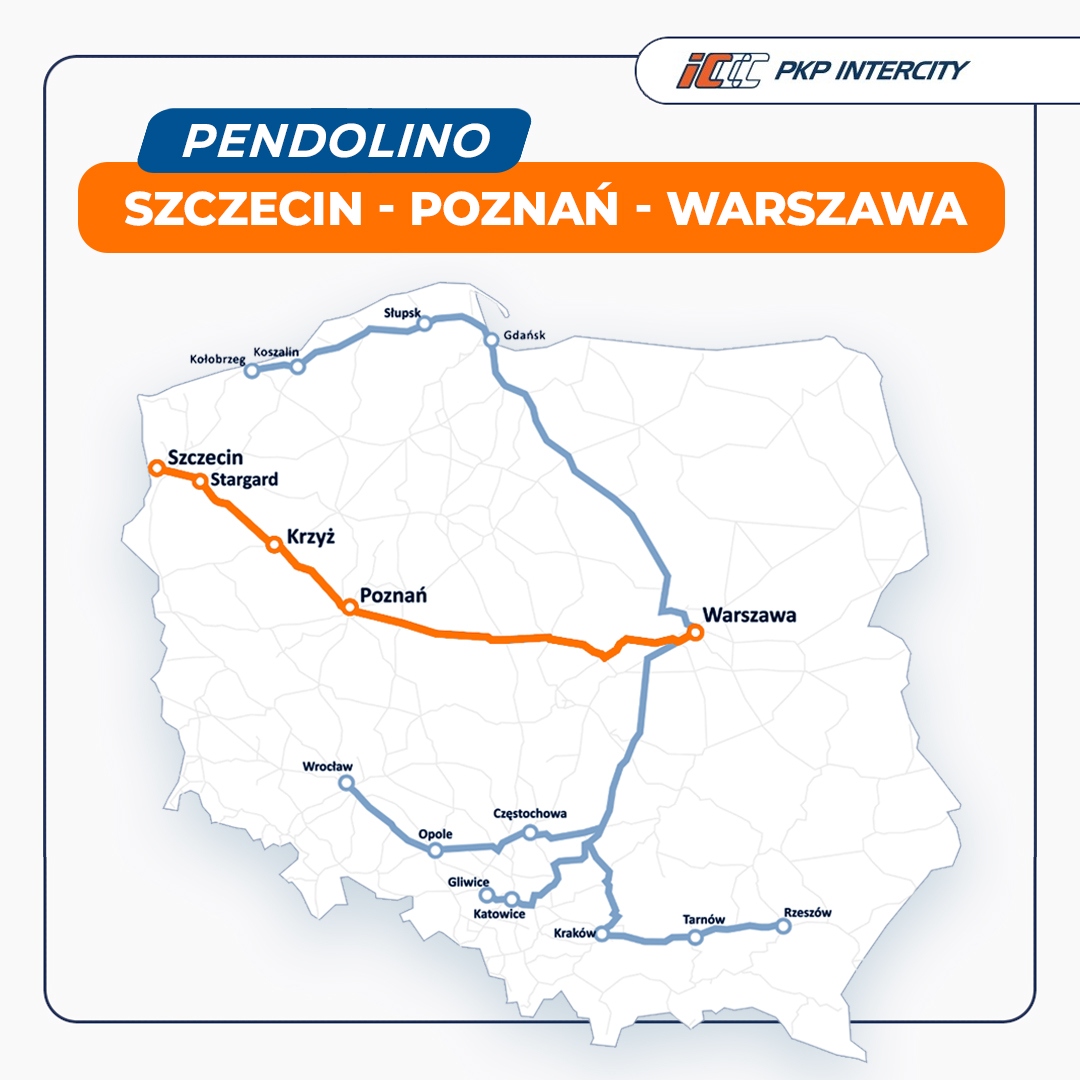 W nowym rozkładzie PKP Intercity będzie więcej pociągów i pojadą szybciej Radio Zachód - Lubuskie