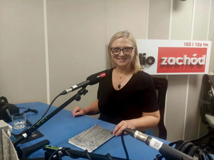 Agnieszka Kopaczyńska-Moskaluk, redaktor naczelna czasopisma literackiego „Pegaz Lubuski” Radio Zachód - Lubuskie