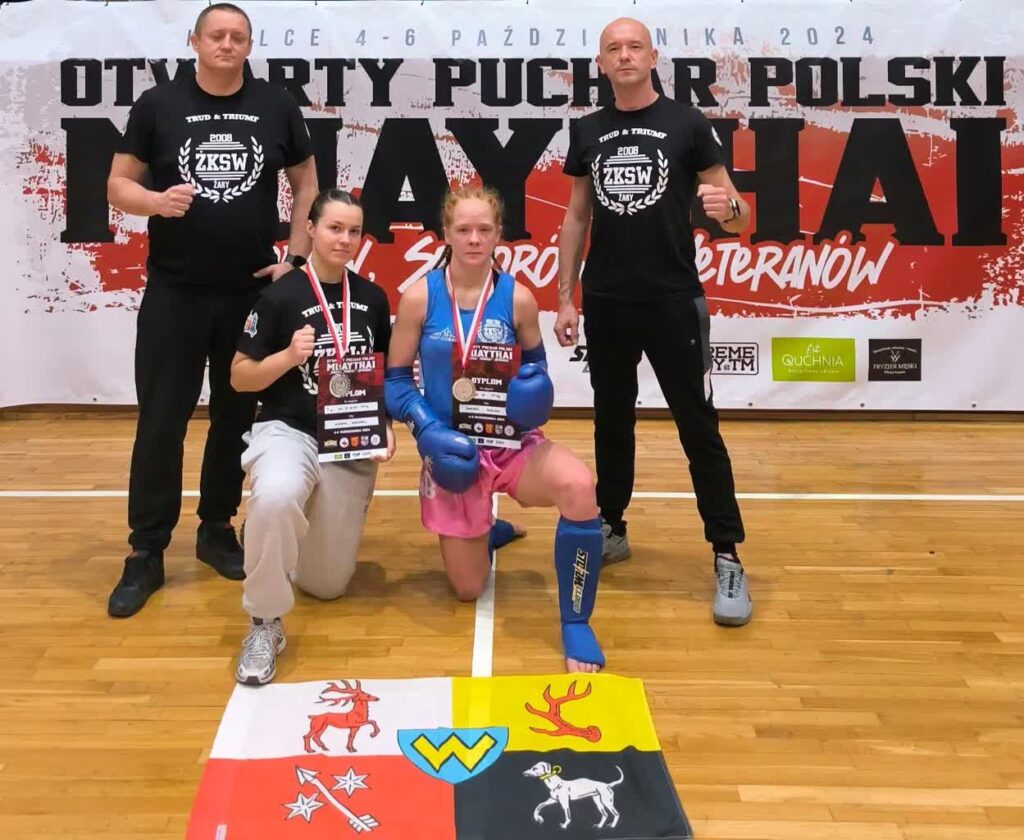 Zawodniczki ŻKSW na podium Pucharu Polski muay thai Radio Zachód - Lubuskie